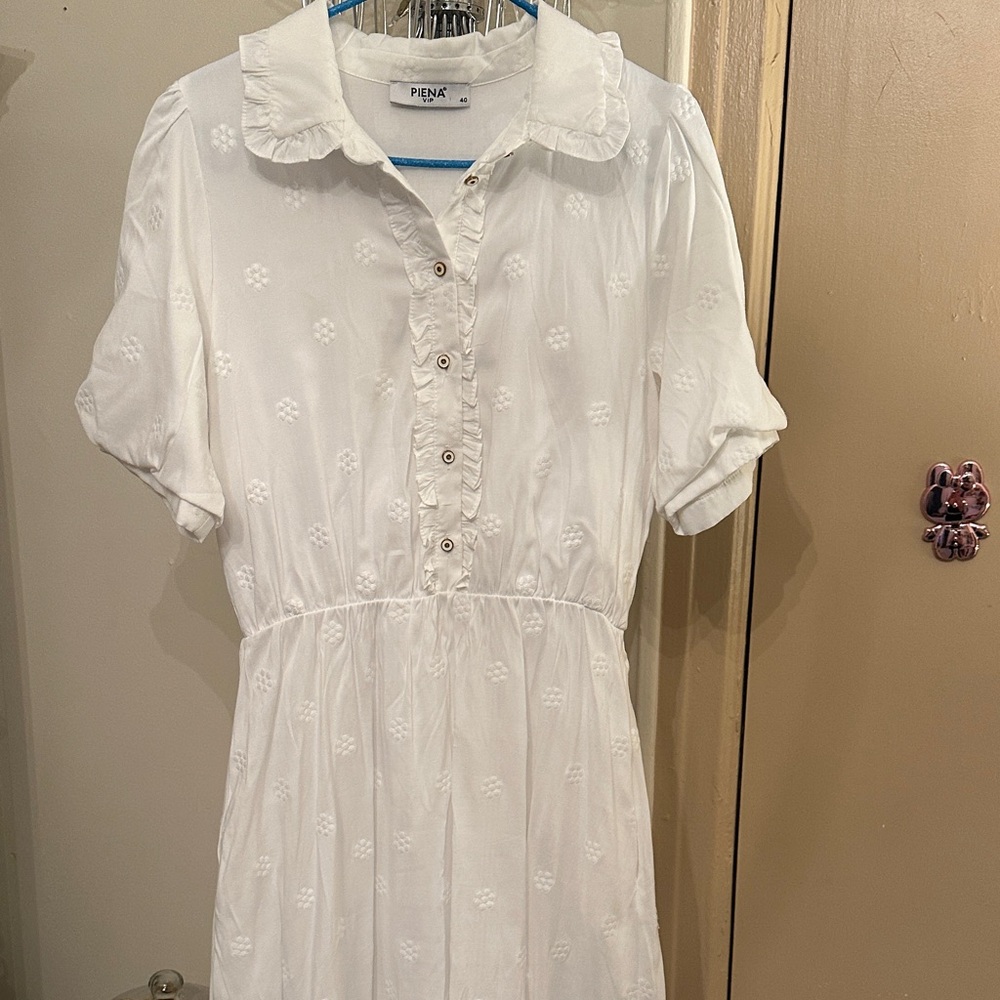 Tobi White Midi Dress
